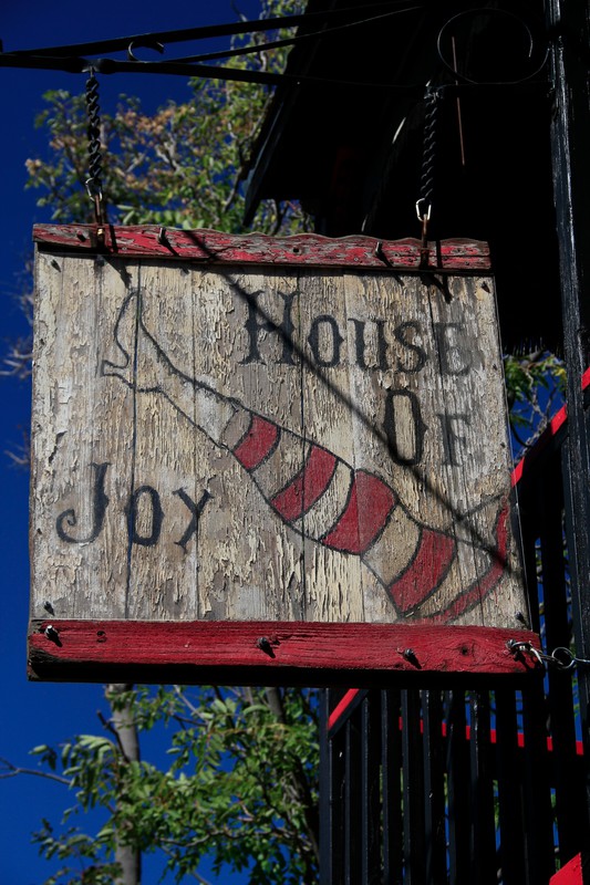 We visited the House of Joy. Oh yes we did.