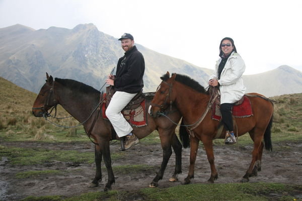 Horseriding at 4200 metres