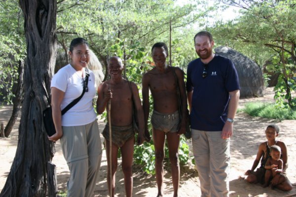 Us with the Bushmen Elders