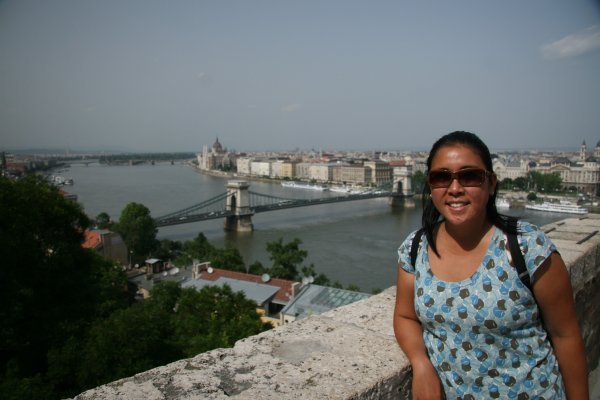 Janice overlooking River