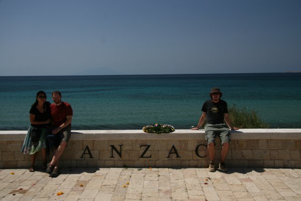 Us at Anzac Cove, Gallipoli