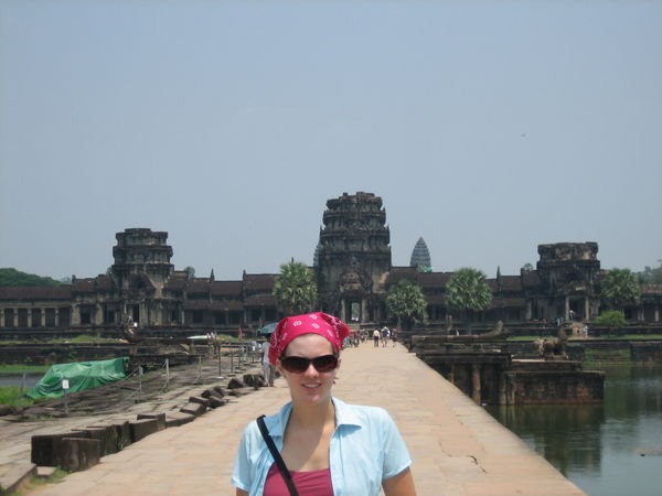 Me outside the Gates to Angkor Wat
