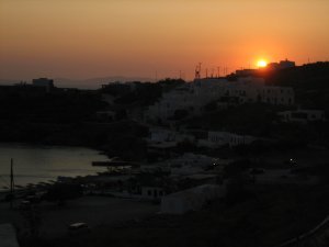 Sunset from Agios Stefanos