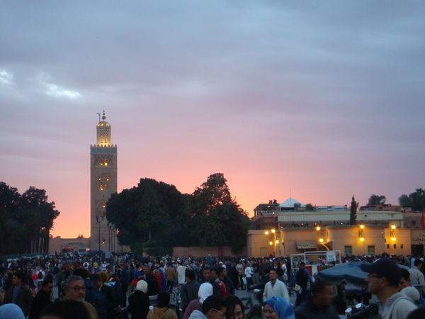 Sunset and Mosque