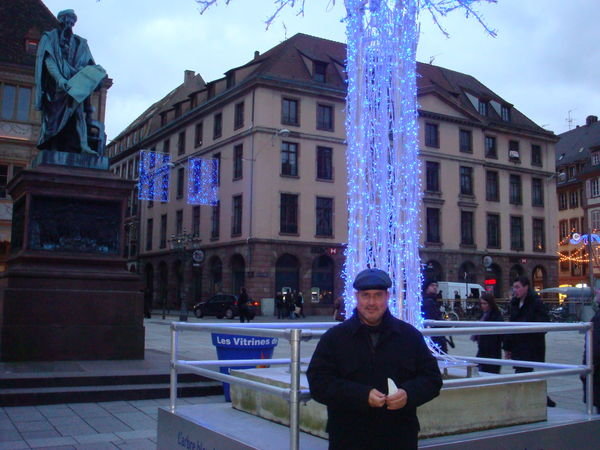 My dad in Strasbourg