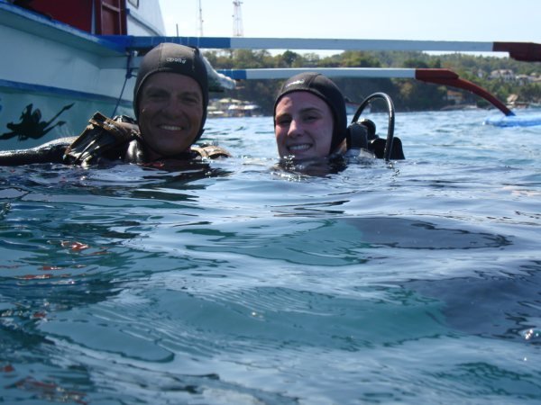 me and my dive instructor