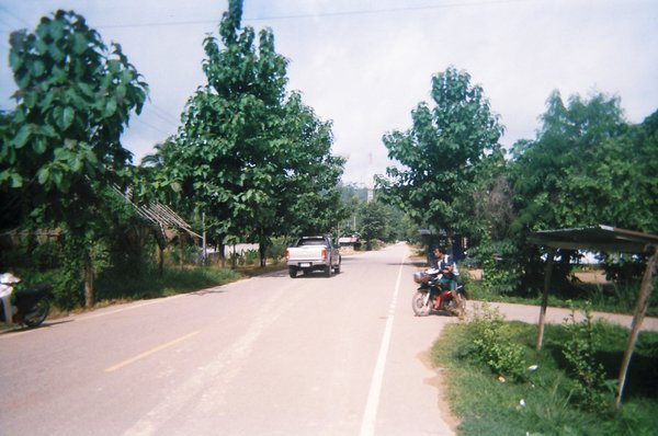 The main road of Huay Ma Lai
