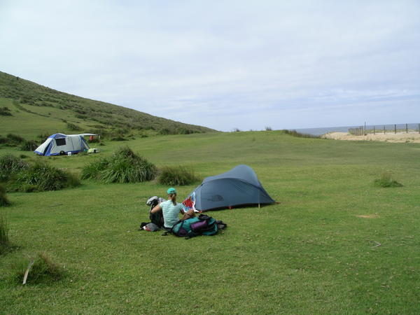 Camping in the valley