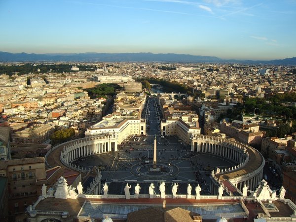 Veiw from of St. Peter's Square