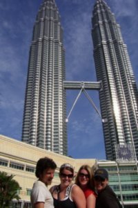 Group Shot with the Petronas Twin Towers