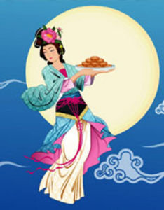 Chang'e in the Moon