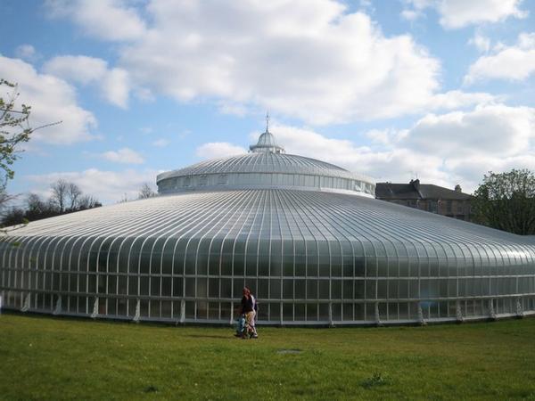 Glasshouse in Glasgow Botanical Gardens
