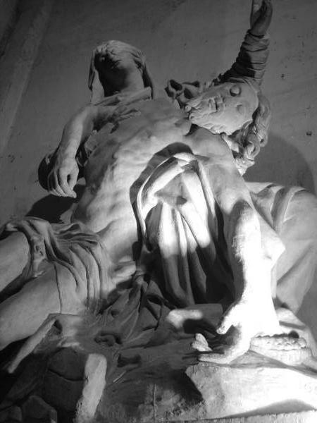 Statue inside St Etienne cathedral