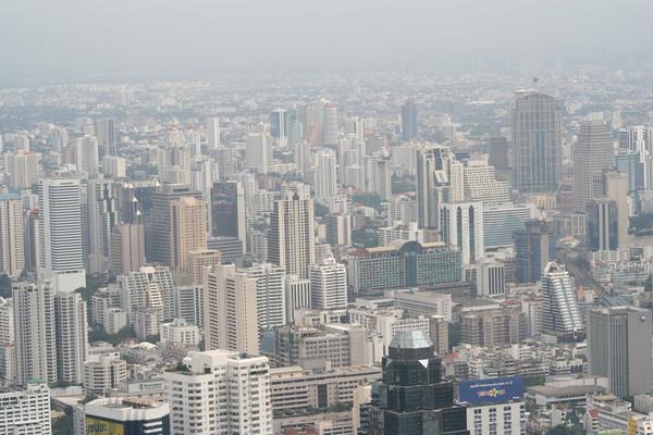 Bangkok skyline from the top of the Baiyoke Sky Tower