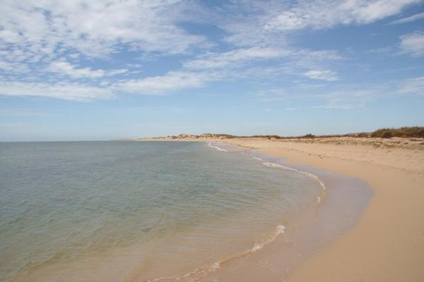 Lovely tranquil beach near Exmouth