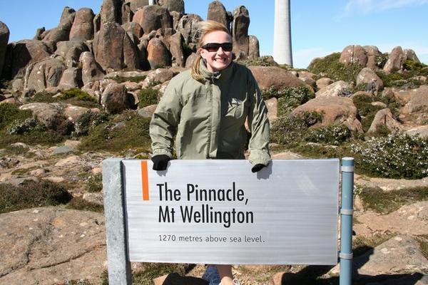 At the pinnacle