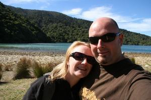 Alan and Shaz at Endeavour Bay