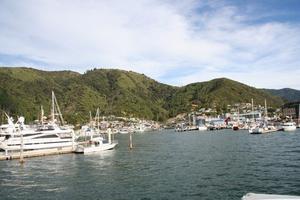 Approaching Picton harbour again on our return leg