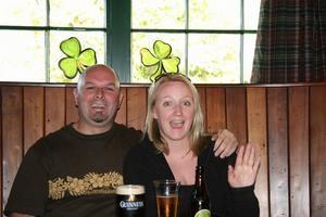 Look - we have been in so many irish BArs that we've grown shamrocks out of our heads!