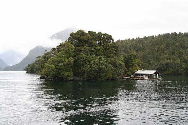 Motel on the water, Doubtful Sound.