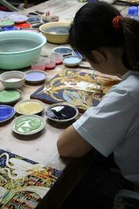 Filling the Cloisonne pictures.
