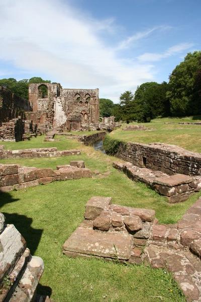 The old kitchen area, Furness Abbey