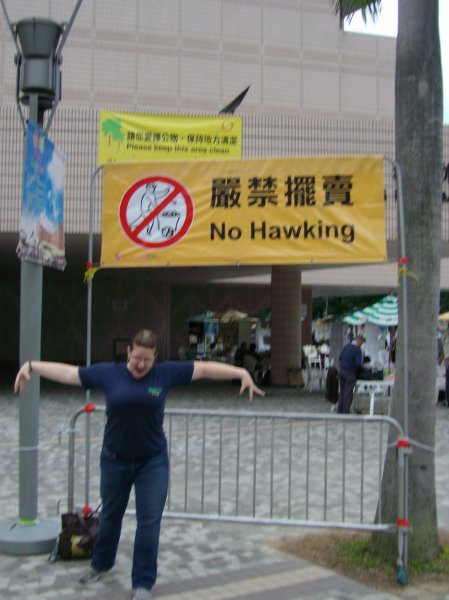 NO HAWKING!