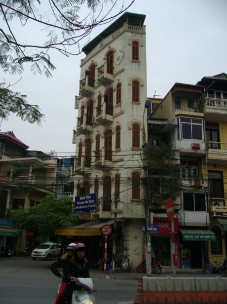 A display of French architecture in Hanoi