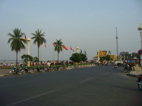 Riverfront in Phnom Penh