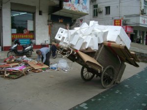 A typical overloaded cart