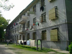 Dormitory on campus