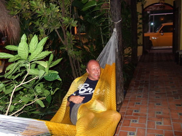 Wayne in a hammock