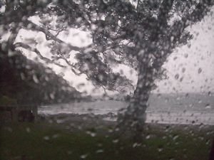 Regen im Auto