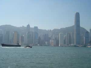 The famous Hong Kong skyline!