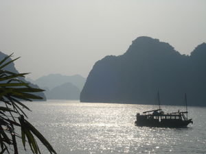 The beautiful halong bay