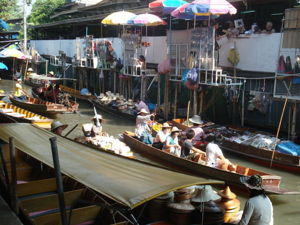 the riverside stalls