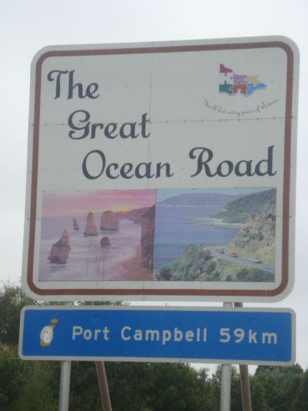 The Great Ocean Road..