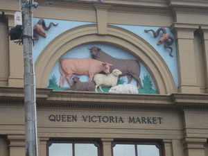 The queen victoria market..