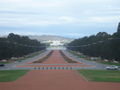 the parliment house in canberra..