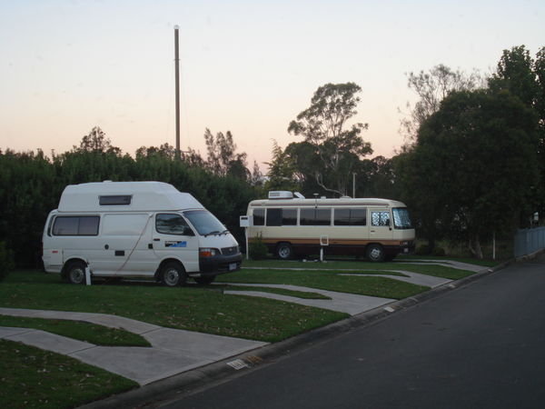 the camp site at sydney..