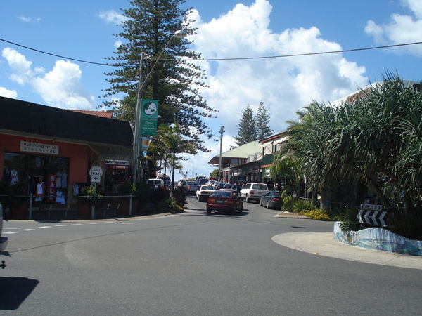 the town area...