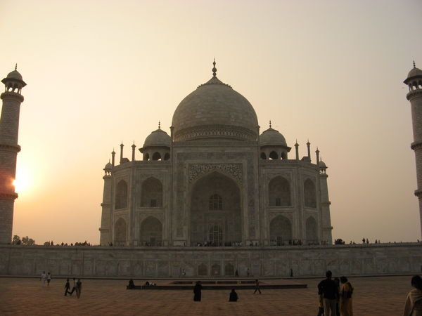 sunset Taj Mahal 1