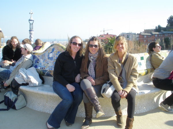 Parque Guell with Ali and Maria.