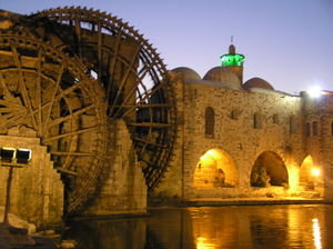 Syria - Hama - Water wheels