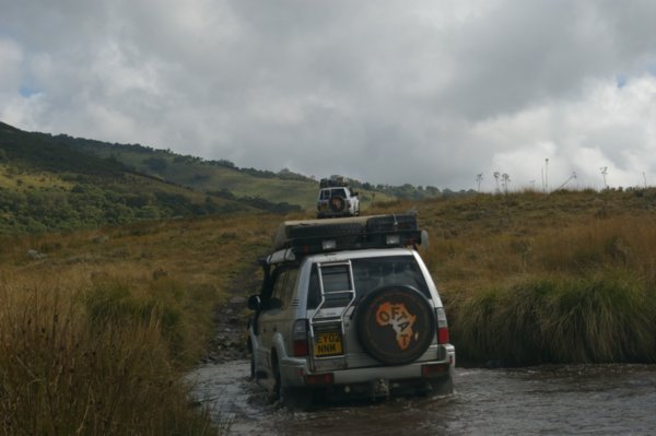 Bale National Park water crossing