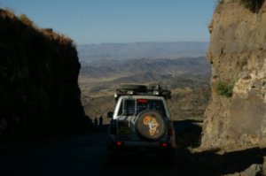 Descent from Lalibela