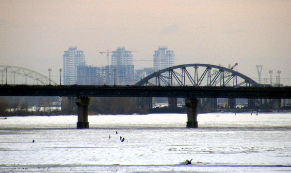 Dnieper bridge.