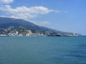 Yalta beach.
