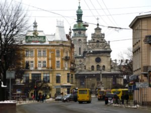 Street scene, Lviv.