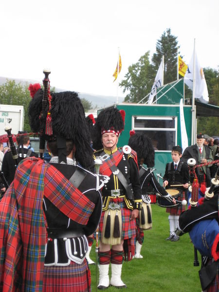 Bagpiper Playing